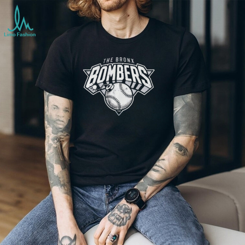 The Bronx Bombers New York Baseball Vintage Logo T Shirt