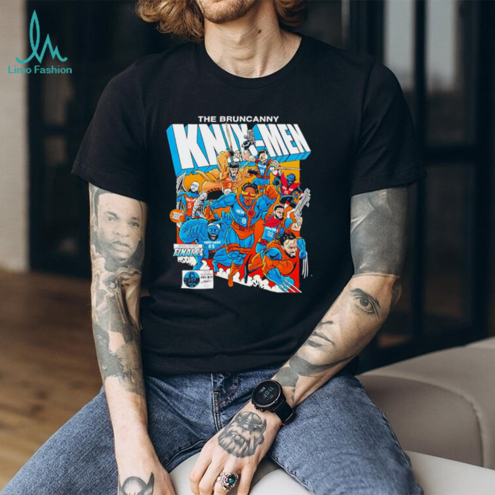 The Bruncanny Knyx Men New York Basketball Comic Book Style T Shirt