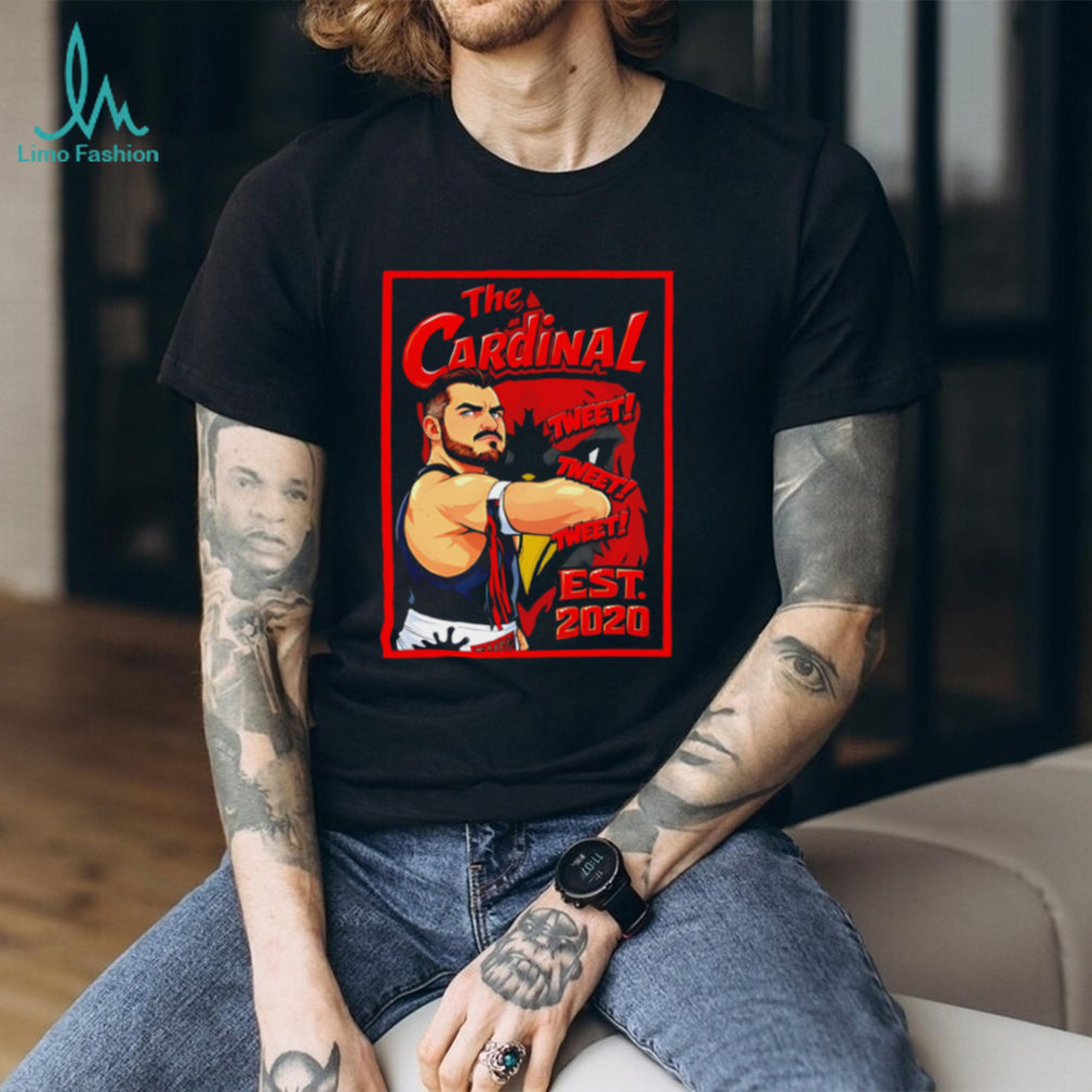 The Cardinal tweet tweet tweet est 2020 portrait shirt
