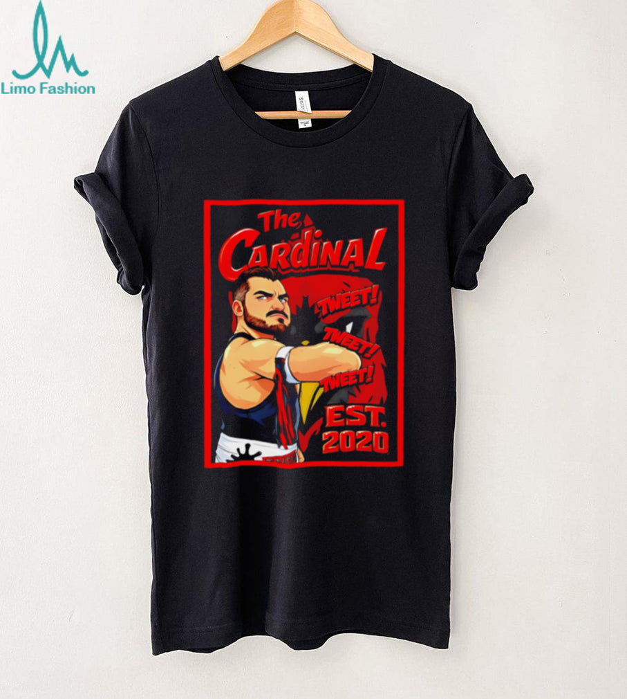 The Cardinal tweet tweet tweet est 2020 portrait shirt