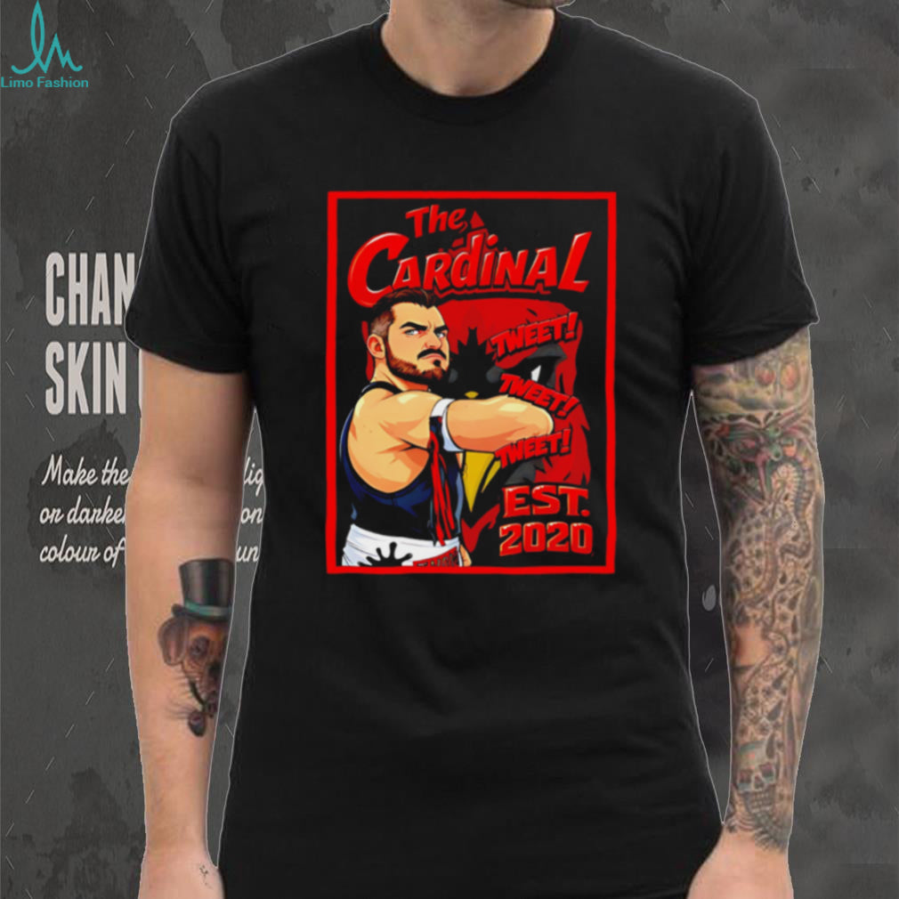 The Cardinal tweet tweet tweet est 2020 portrait shirt