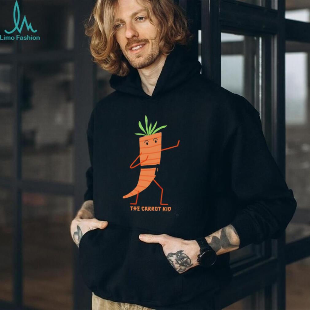 The Carrot Kid Funny Karate Martial Arts Vegetable Graphic T shirt