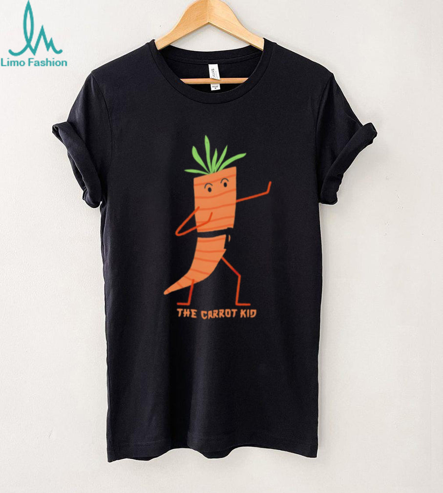 The Carrot Kid Funny Karate Martial Arts Vegetable Graphic T shirt