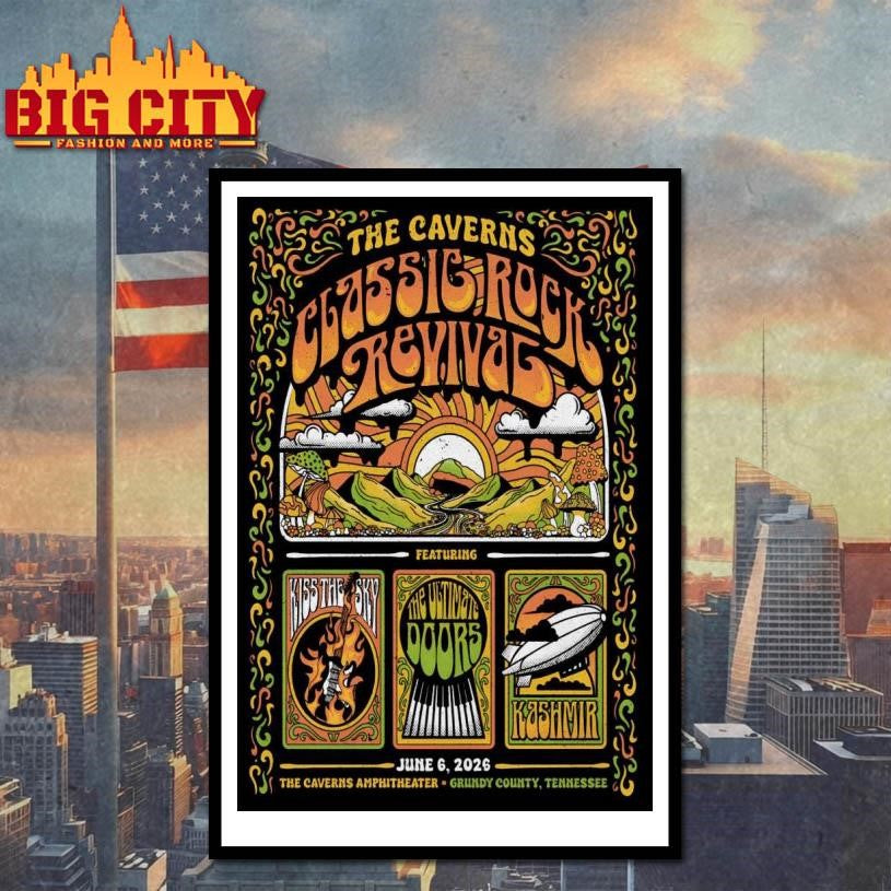 The Caverns Classic Rock Revival 6-6-2026 Grundy County TN Poster Shirt