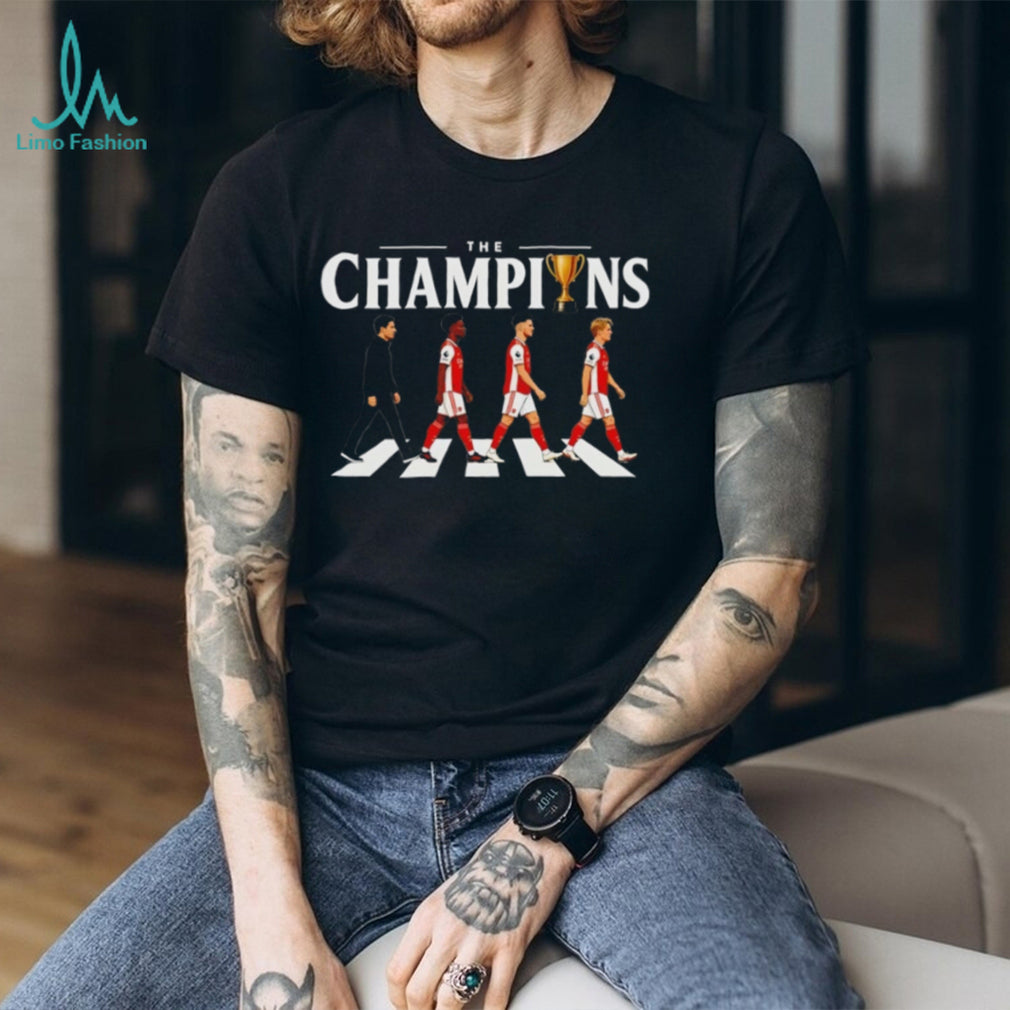 The Champions Football Team Abbey Road Style T Shirt