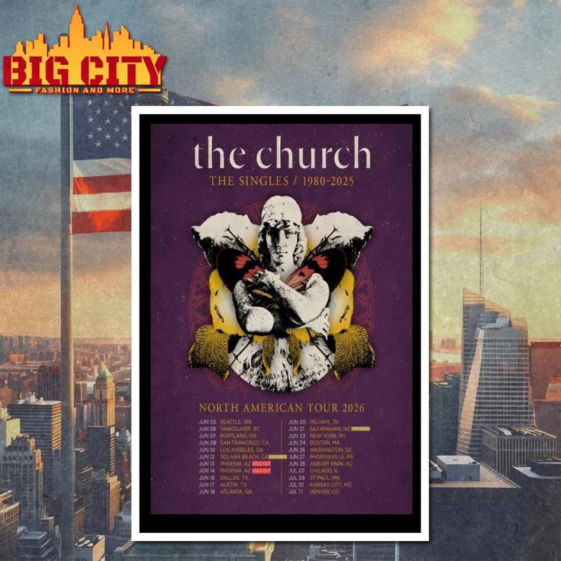 The Church North American Tour 2026 Poster Shirt