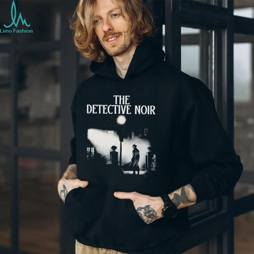 The Detective Noir Mysterious Street Silhouette Graphic T Shirt