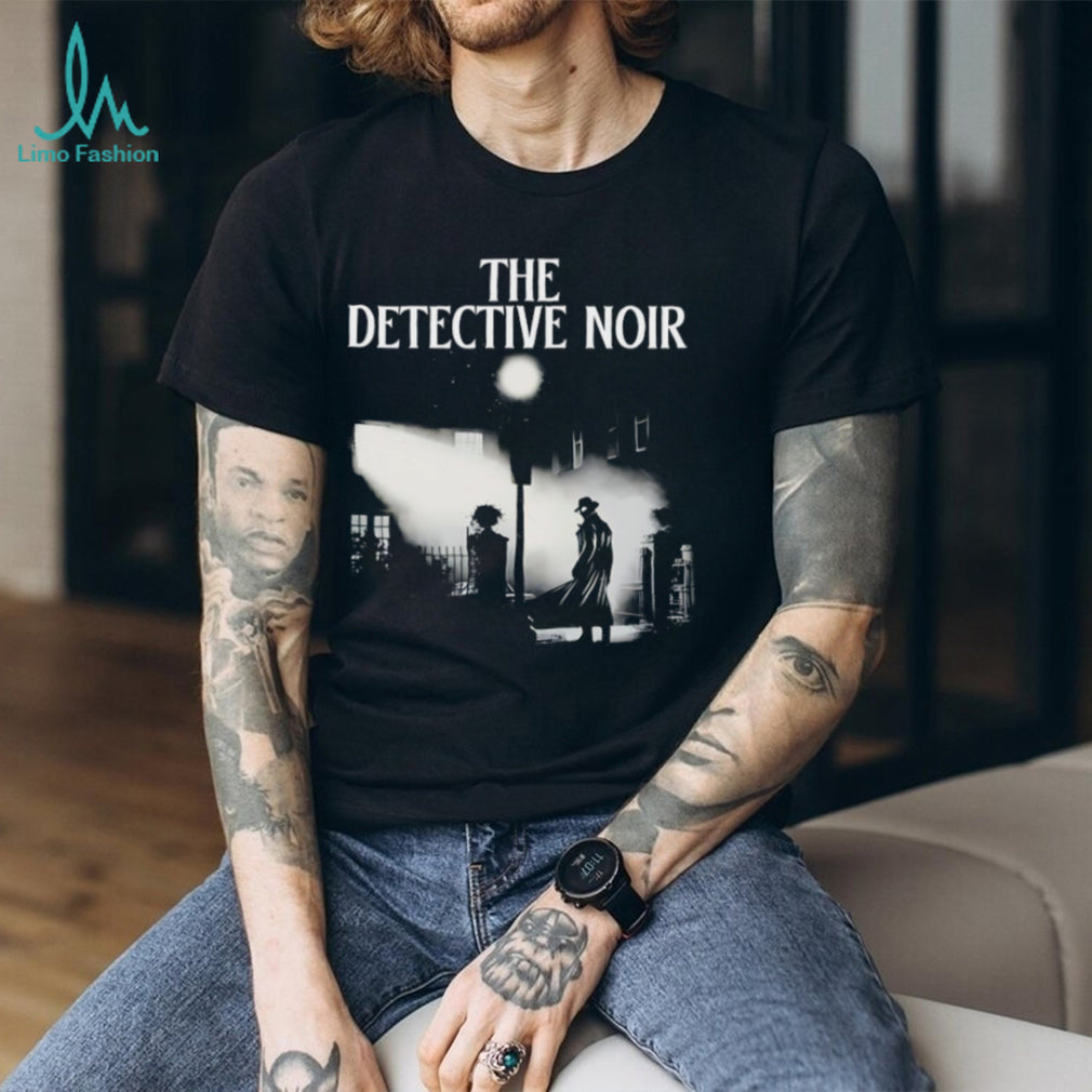 The Detective Noir Mysterious Street Silhouette Graphic T Shirt