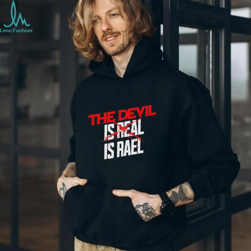 The Devil Is Real Israel Political Statement Graphic T Shirt