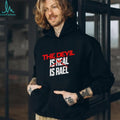 The Devil Is Real Israel Political Statement Graphic T Shirt