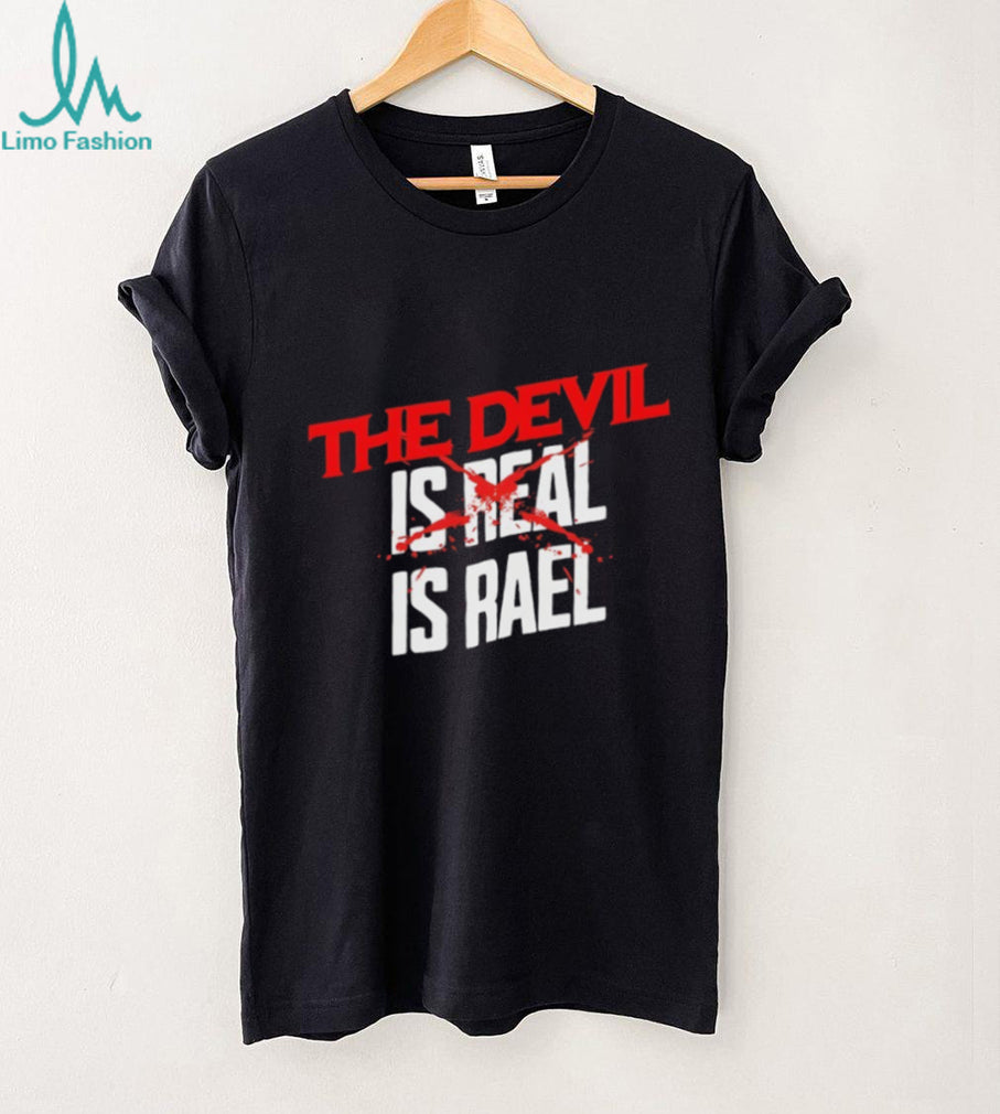 The Devil Is Real Israel Political Statement Graphic T Shirt