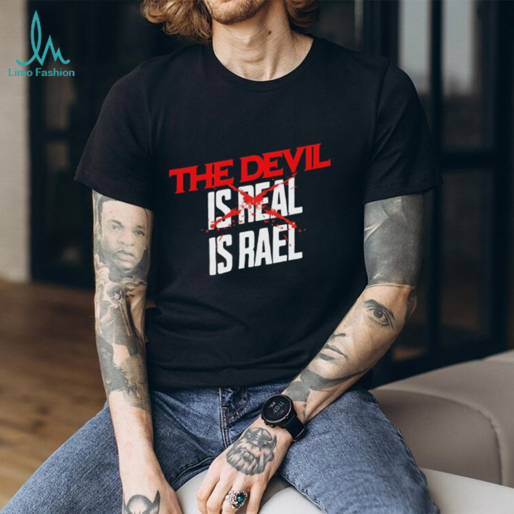 The Devil Is Real Israel Political Statement Graphic T Shirt