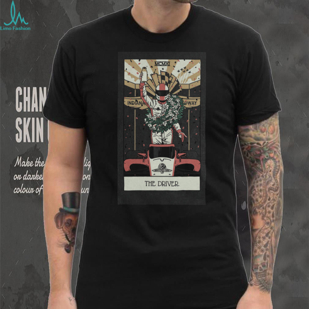 The Driver Tarot Card Indy 500 Racing Winner Graphic T Shirt