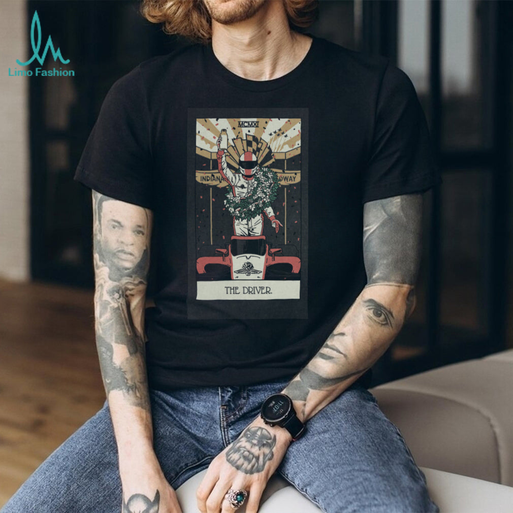 The Driver Tarot Card Indy 500 Racing Winner Graphic T Shirt