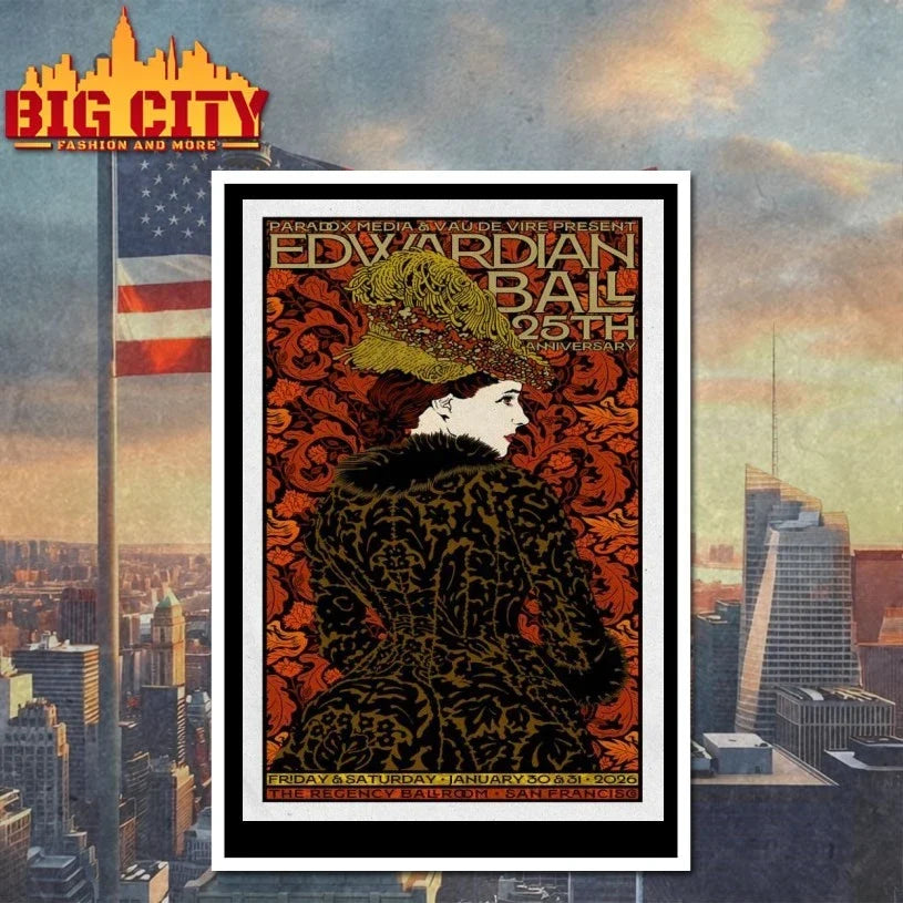 The Edwardian Ball The Regency Ballroom San Francisco CA Jan 30-31 2026 Poster t-shirt