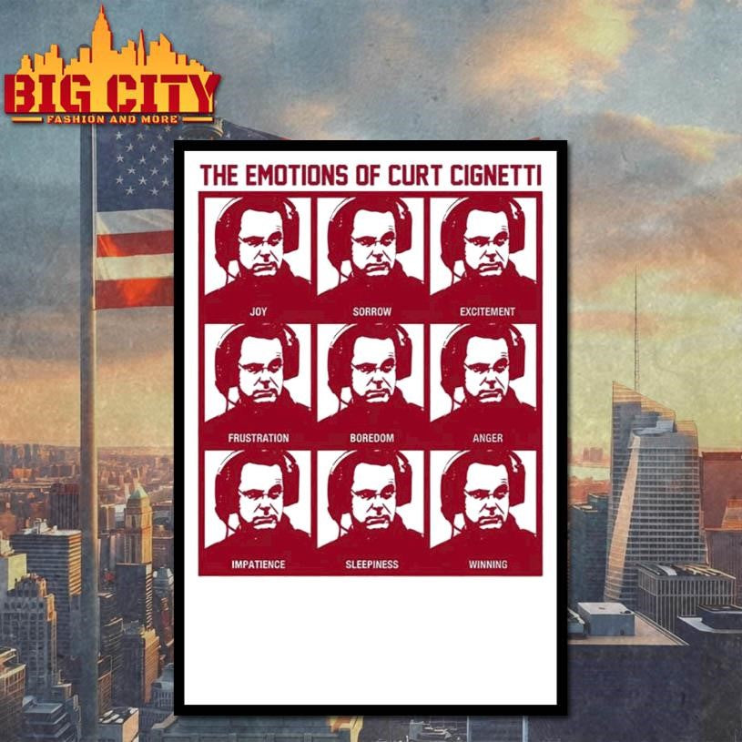 The Emotions Of Curt Cignetti Shirt