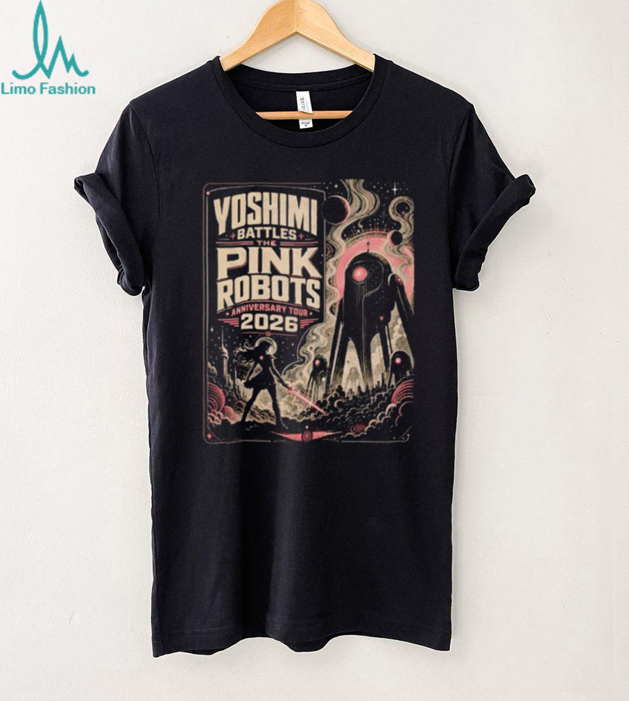 The Flaming Lips Yoshimi Battles The Pink Robots Anniversary Tour 2026 shirt
