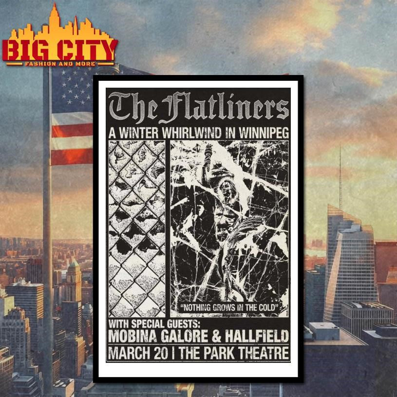 The Flatliners 3-20-2026 Winnipeg Canada Poster Shirt