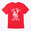 The Goat Gets To Sit Volleyball T Shirt