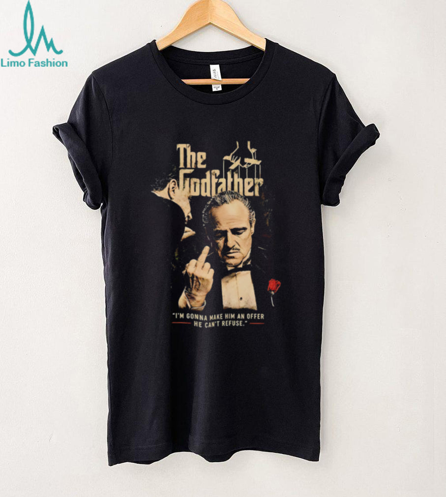 The Godfather Don Corleone middle finger shirt