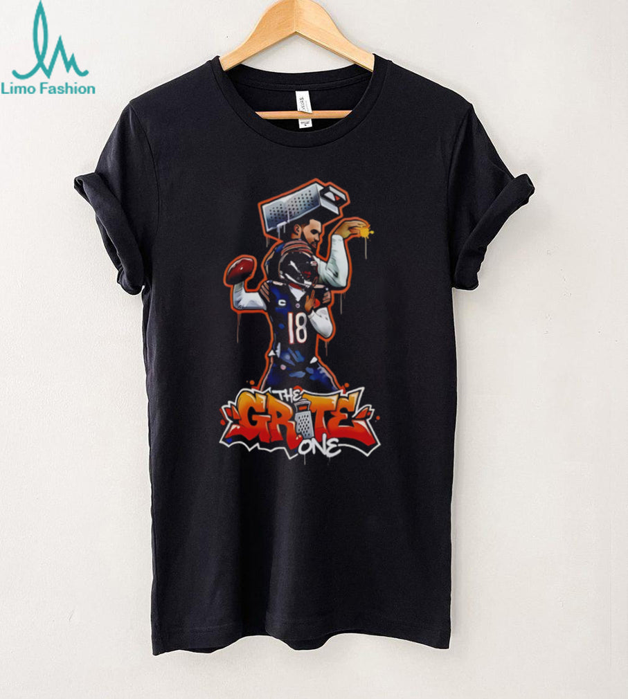 The Grate One Rome Odunze 18 Chicago Football Rookie Retro Sports Fans T Shirt