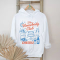 The Homebody Club Cheers Pizza and Wine Social Battery T Shirt