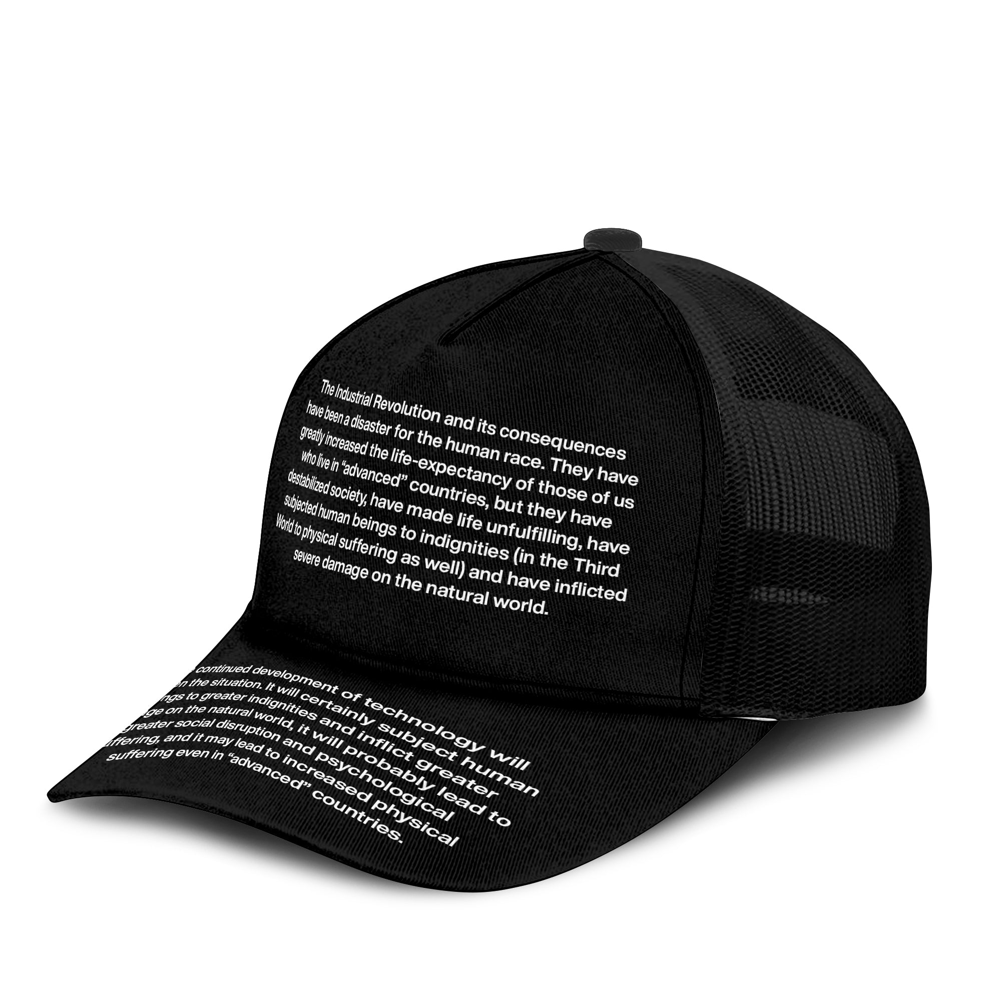 The Industrial Revolution And Its Consequences Trucker Cap