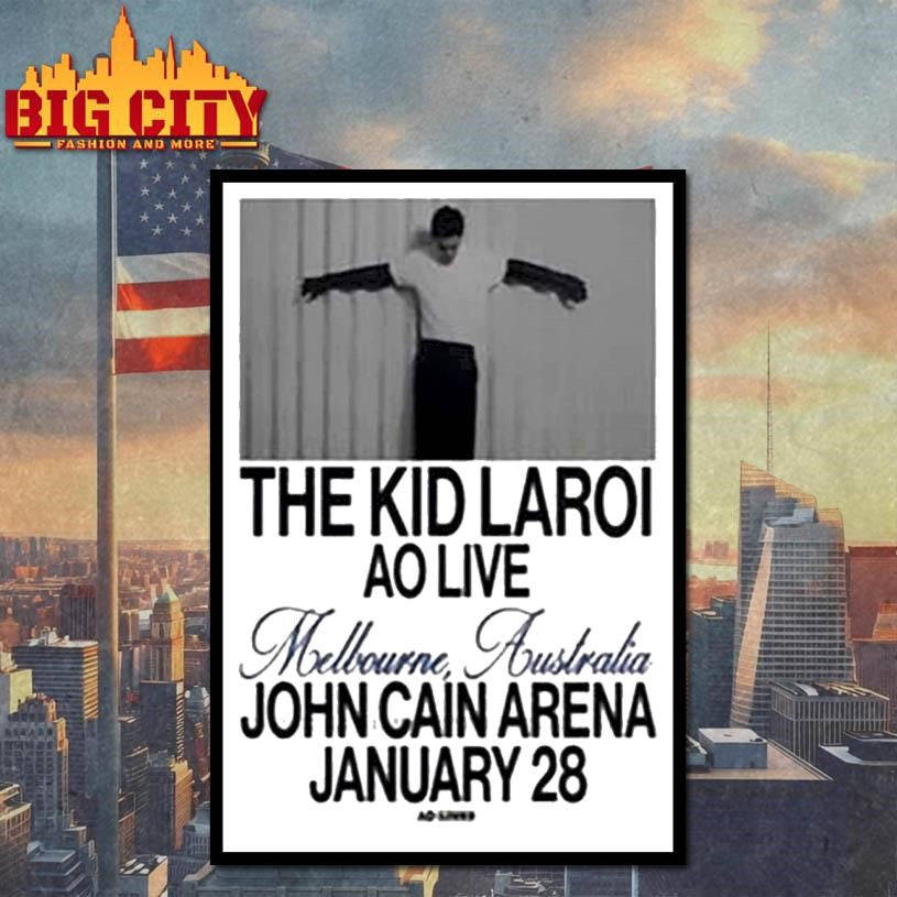 The Kid Laroi Melbourne Park Melbourne AUS Jan 28 2026 Shirt