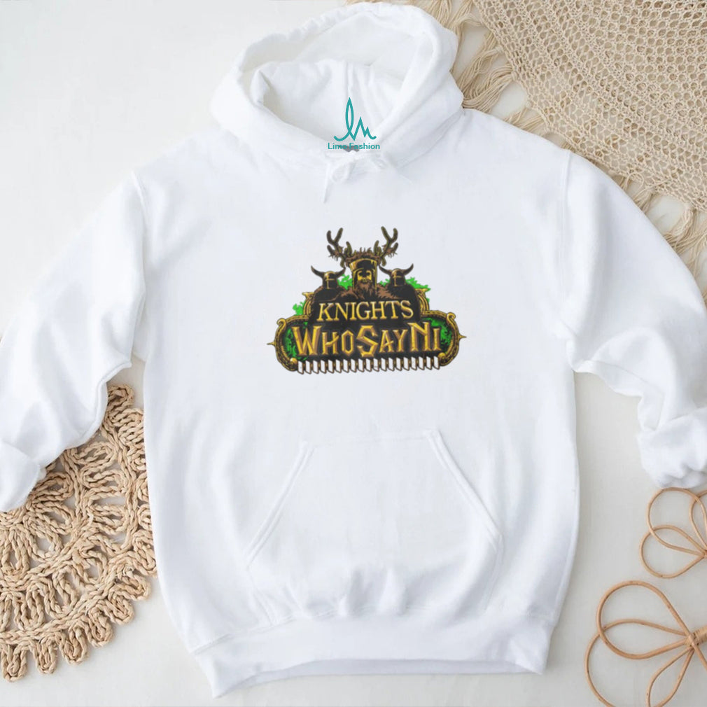 The Knights Who Say Ni Monty Python Grail Legend Graphic T Shirt