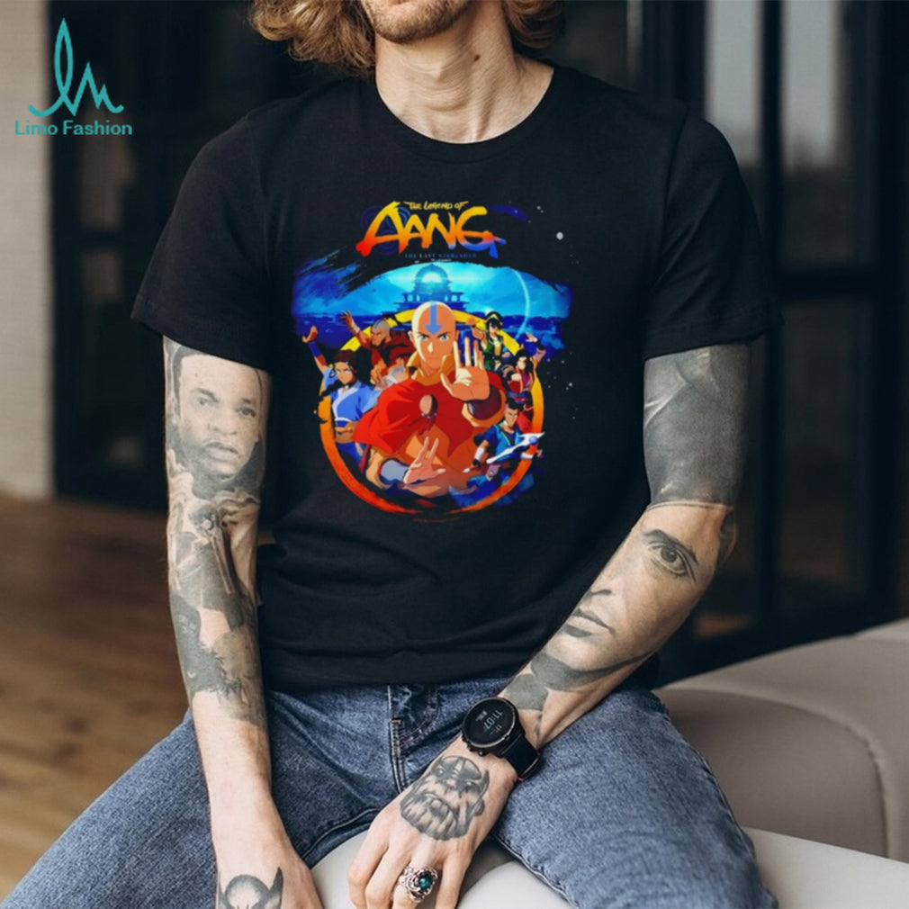 The Legend of Aang The Last Airbender Team Avatar Graphic T Shirt