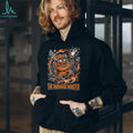 The Madhouse Monster Orange Hockey Beast Mascot Graphic Sports T Shirt