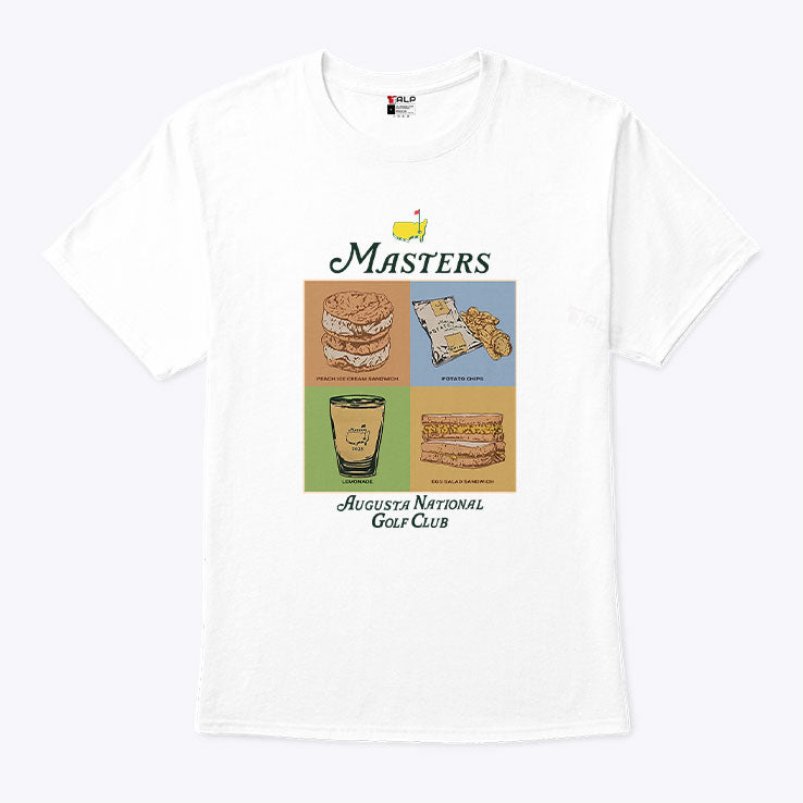 The Masters Augusta National Golf Club Food List Shirt