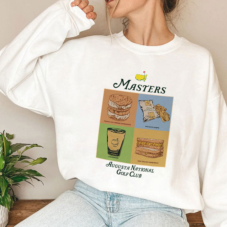 The Masters Augusta National Golf Club Food List Shirt