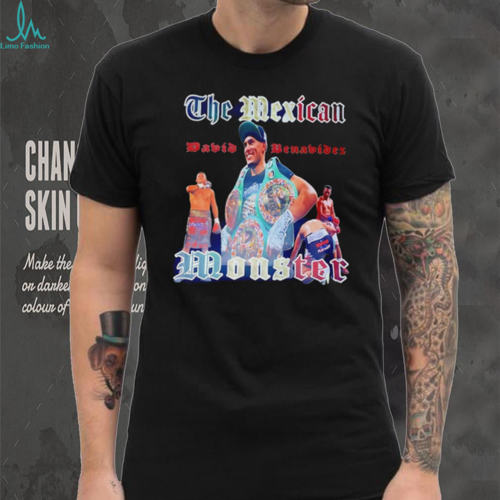 The Mexican Monster David Benavidez portrait shirt