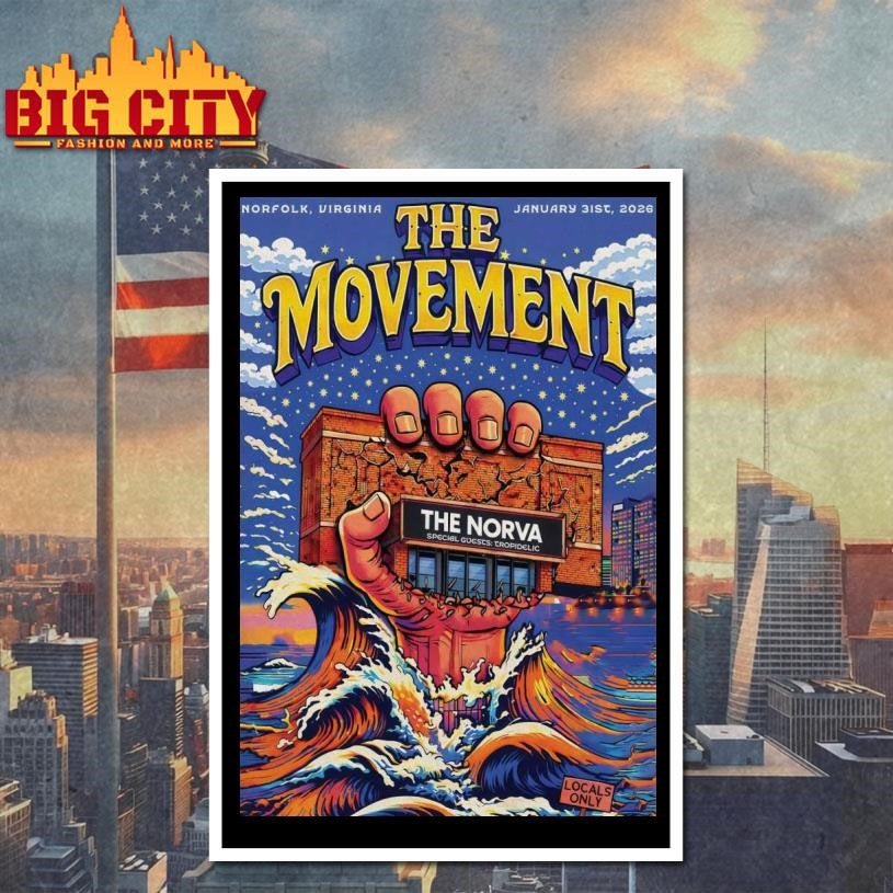 The Movement The NorVa In Norfolk VA Jan 31 2026 Poster Shirt