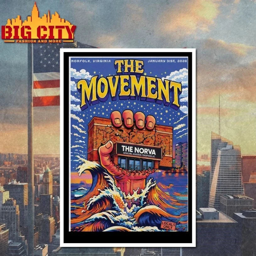 The Movement The NorVa In Norfolk VA Jan 31 2026 Poster t-shirt