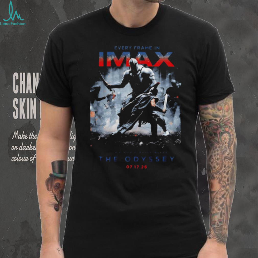 The Odyssey IMAX Knight Battle Movie Graphic shirt