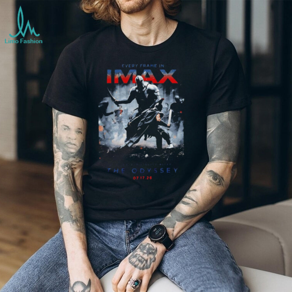 The Odyssey IMAX Knight Battle Movie Graphic shirt