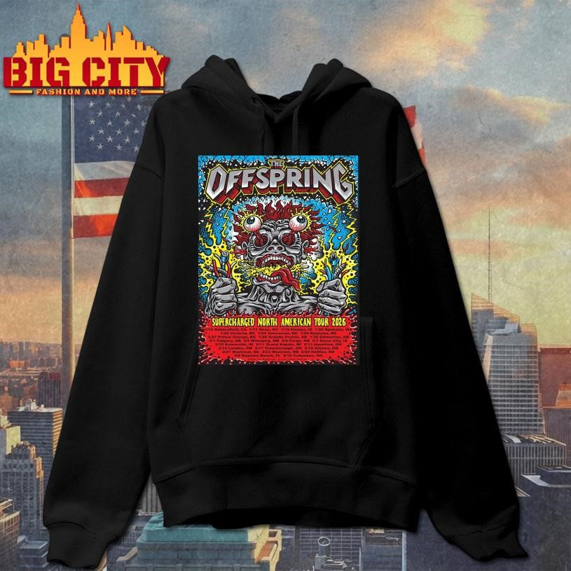 The Offspring Superchanrged North American Tour 2026 Poster Shirt
