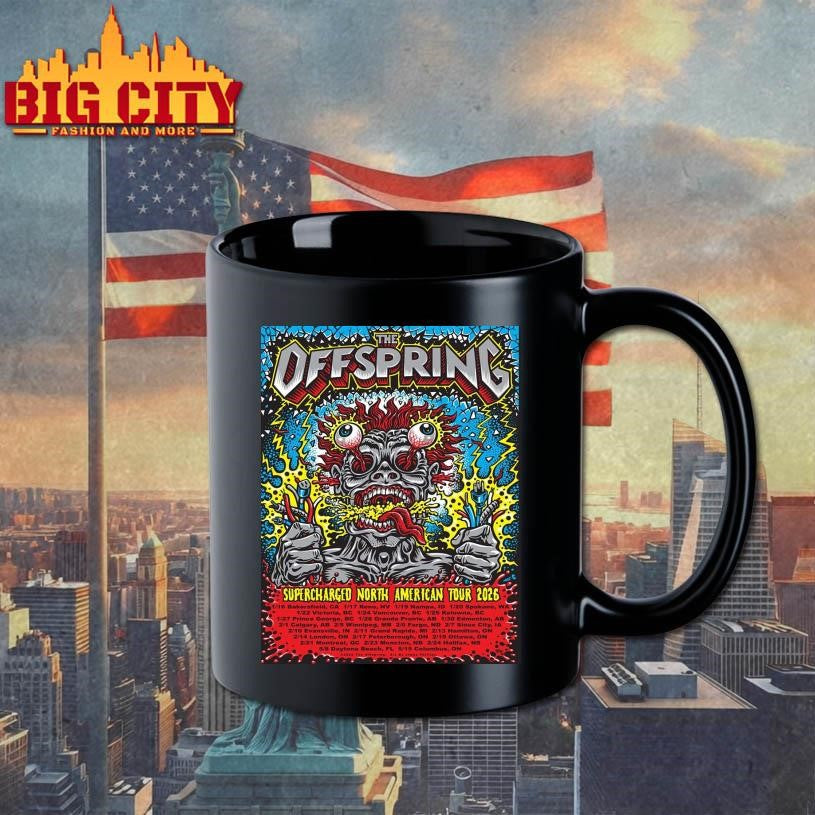 The Offspring Superchanrged North American Tour 2026 Poster Shirt