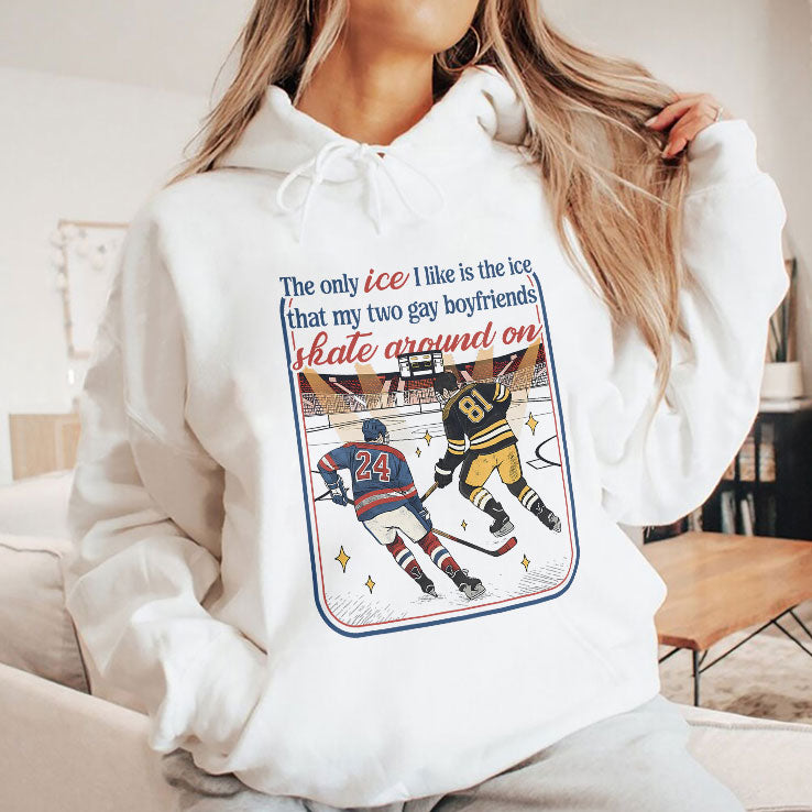 The Only Ice I Like Is The Ice My Two Gay Boyfriends Skate Around On Heated Rivalry Shirt