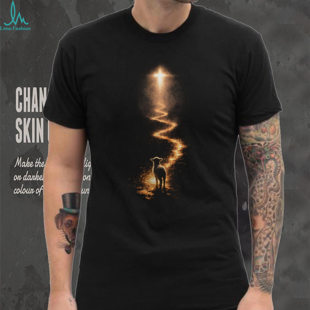 The Path to Light Christian Lamb of God Graphic T Shirt
