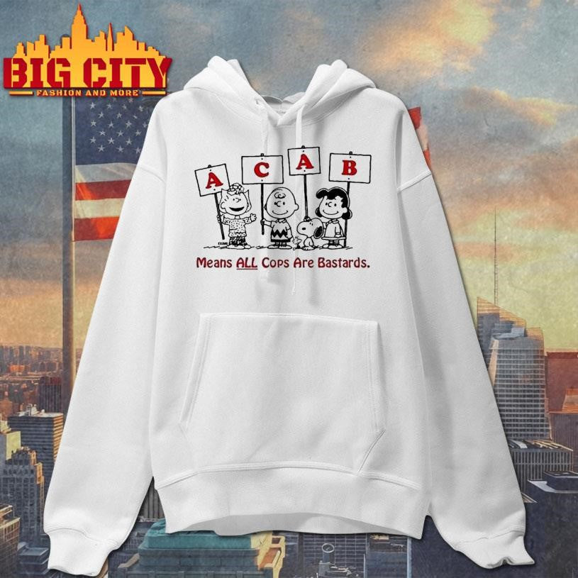 The Peanuts Acab Means All Cops Are Bastards Krime Shirt
