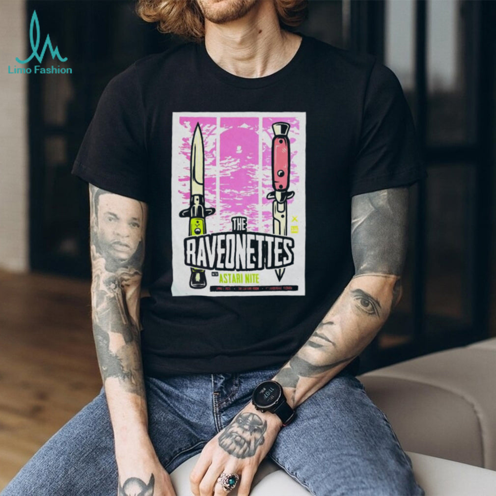 The Raveonettes with Astari Nite 2026 Concert Tour Graphic T Shirt