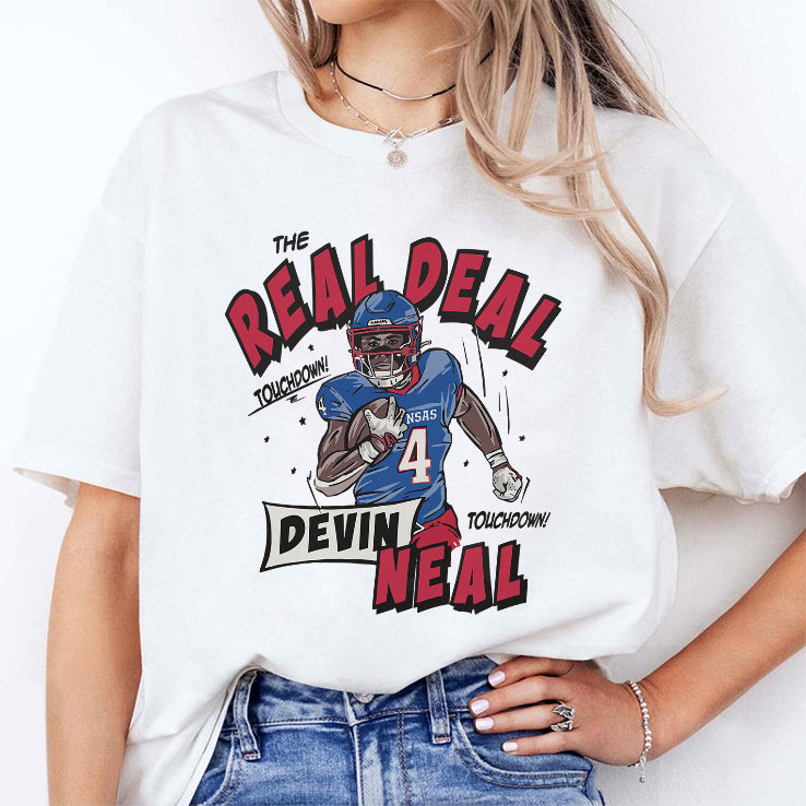 The Real Deal Devin Neal Kansas Jayhawks T Shirt