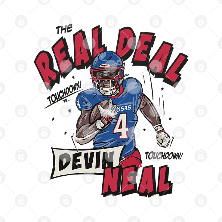 The Real Deal Devin Neal Kansas Jayhawks T Shirt