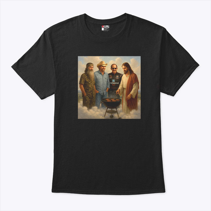 The Real Gang Meetup In Heaven Phil Robertson Dale Earnhardt Toby Keith Shirt