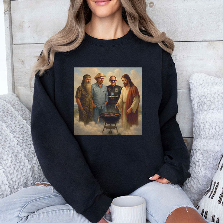 The Real Gang Meetup In Heaven Phil Robertson Dale Earnhardt Toby Keith Shirt