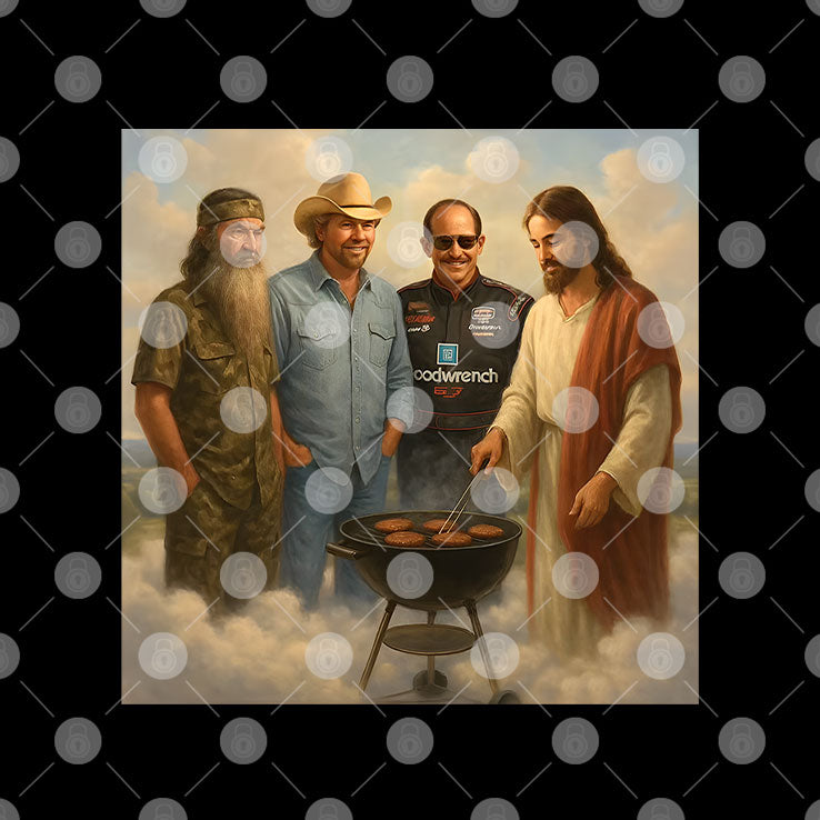The Real Gang Meetup In Heaven Phil Robertson Dale Earnhardt Toby Keith Shirt