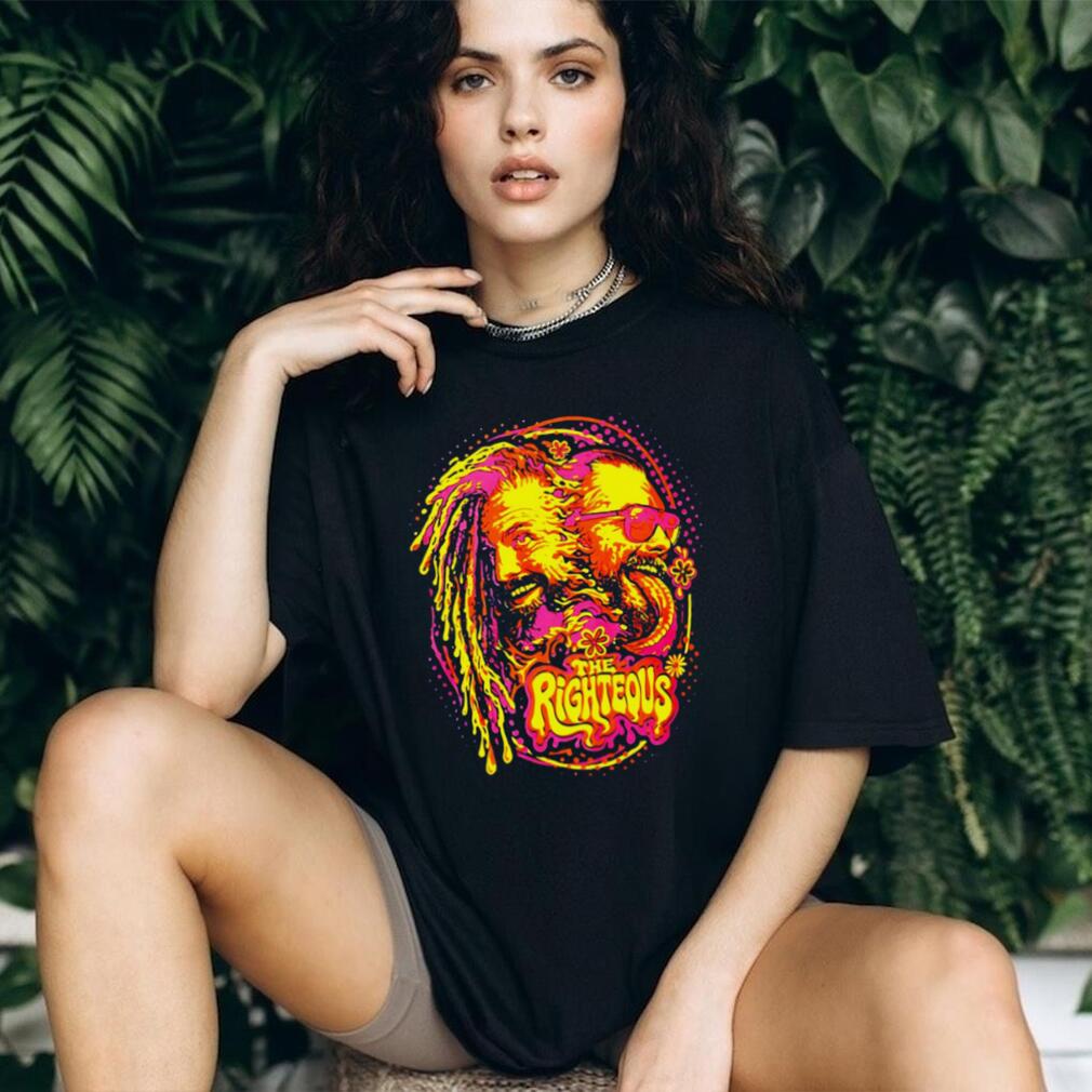 The Righteous Retro Psychedelic Rock Concert Style T Shirt